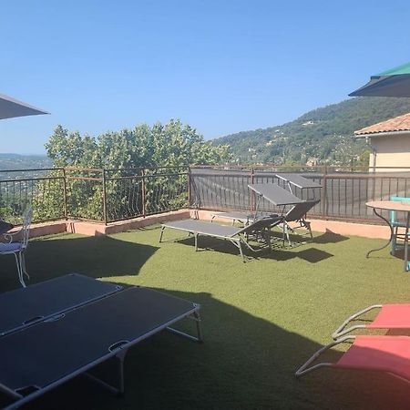 De 1 A 6 Avec Terrasse Solarium, Vue Panoramique Et Parking Gratuit Apartamento Grasse Exterior foto