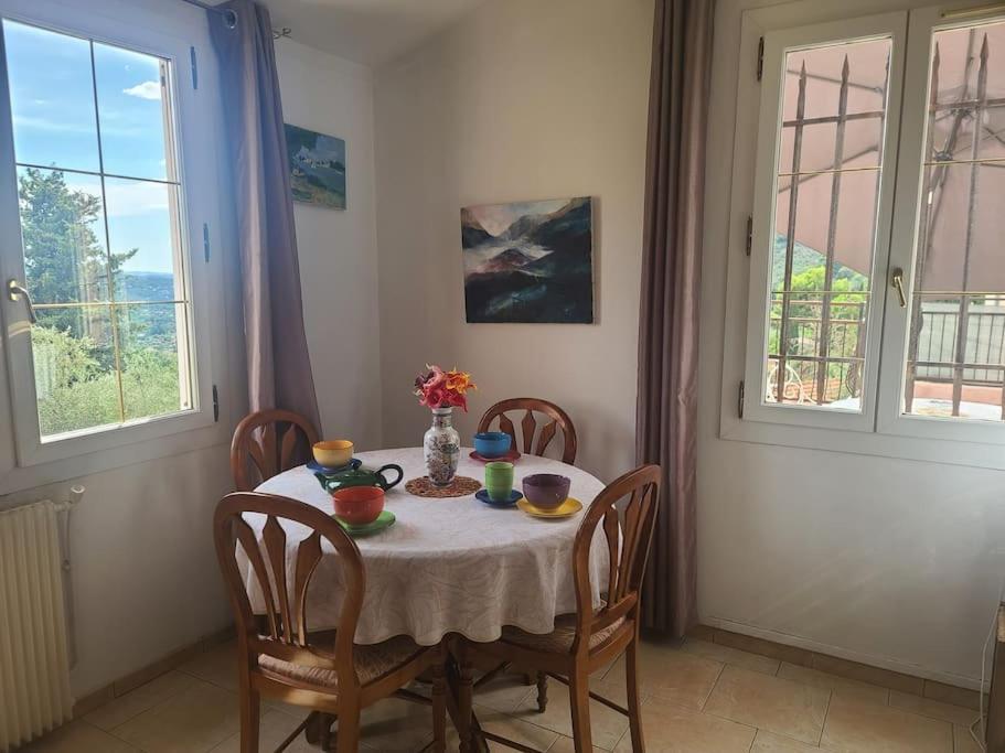 De 1 A 6 Avec Terrasse Solarium, Vue Panoramique Et Parking Gratuit Apartamento Grasse Exterior foto